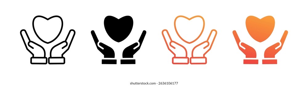 Solidarity Multi Style Icon Set Vector