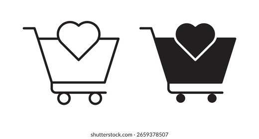 Conjunto de iconos de compra solidaria, línea y estilo de glifo negro para Sitio web de App de alimentos.