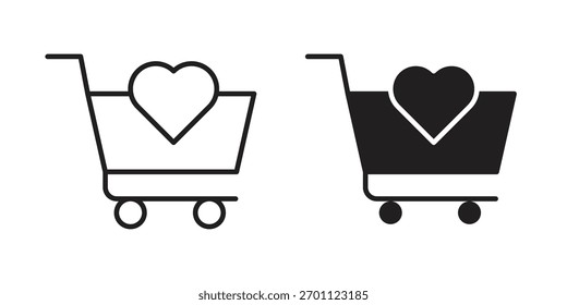 ícone de compra de solidariedade vetor glifo plano e moderno traçado linha pack