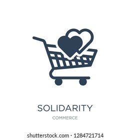solidarity purchase icon vector on white background, solidarity purchase trendy filled icons from Commerce collection, solidarity purchase vector illustration