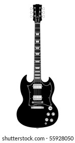 Solid-body electric guitar