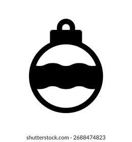 A solid-style icon of a string of small decorative lights.