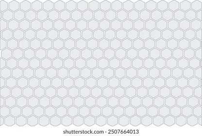 Solitude colour Hexagon Honeycomb Pattern, Seamless Vector Design, backgrounds, packaging, fashion, and textiles, background for presentations