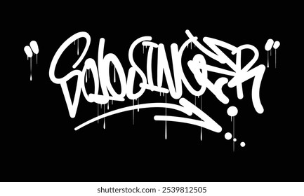 SOLO SINGER graffiti tag style design