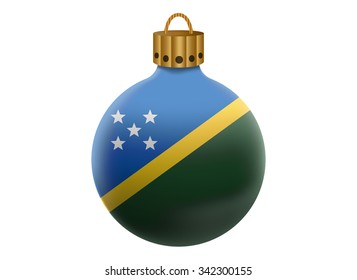 solomon christmas ball isolated