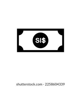 Solomon Islands Currency, Solomon Islands Dollar, SBD Sign. Vector Illustration