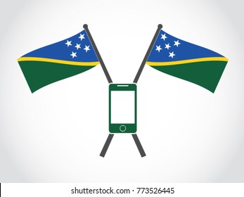 Solomon Islands Emblem Smartphone