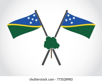 Solomon Islands Emblem Timber