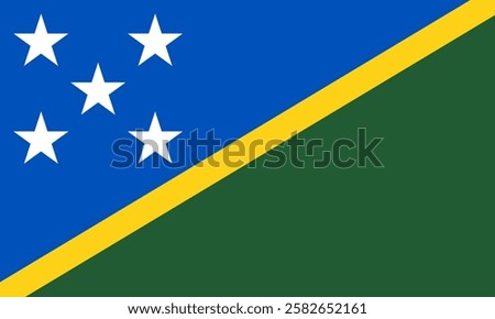 Solomon Islands Flag, Flag of Solomon Islands