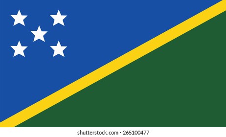 solomon islands  Flag for Independence Day and infographic Vector illustration.