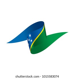 Solomon Islands flag, vector illustration