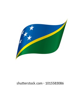 Solomon Islands flag, vector illustration