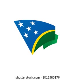 Solomon Islands flag, vector illustration