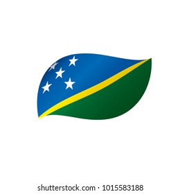 Solomon Islands flag, vector illustration