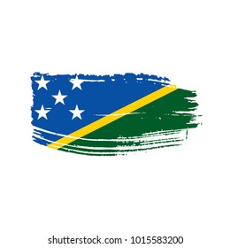 Solomon Islands flag, vector illustration