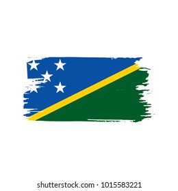 Solomon Islands flag, vector illustration