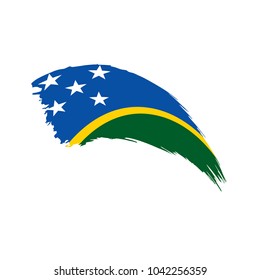 Solomon Islands flag, vector illustration