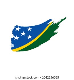 Solomon Islands flag, vector illustration