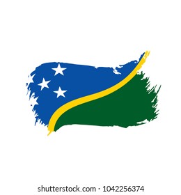 Solomon Islands flag, vector illustration