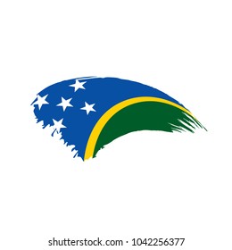 Solomon Islands flag, vector illustration