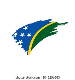 Solomon Islands flag, vector illustration