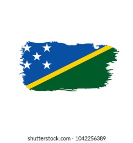 Solomon Islands flag, vector illustration