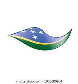 Solomon Islands flag, vector illustration