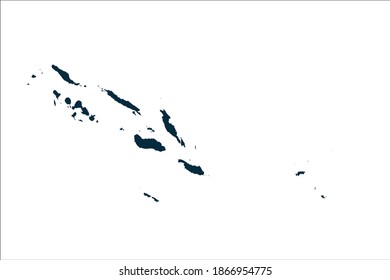 solomon map High Detailed on white background.