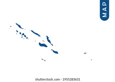 Solomon map High Detailed on white background. Abstract design vector illustration eps 10