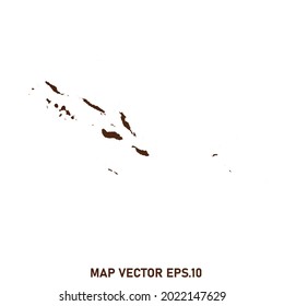 Solomon map High Detailed on white background. Abstract design vector illustration eps 10