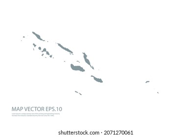 Solomon map High Detailed on white background. Abstract design vector illustration eps 10