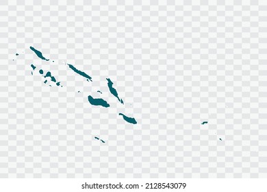 Solomon Map  Teal Green Color on Backgound png