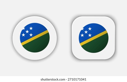 Ícone do Botão Bandeira Nacional Arredondado do Salomão