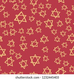 Solomon star seamless background