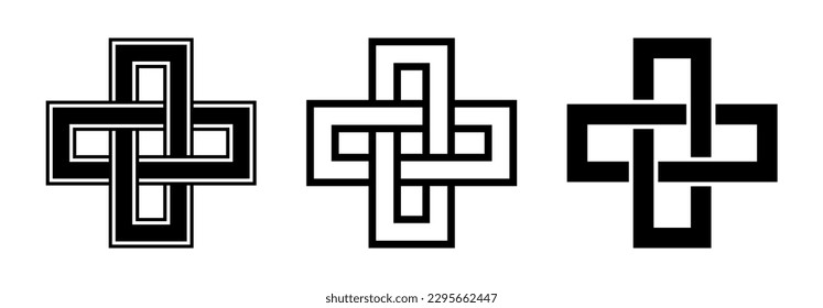 Solomon's knot Symbol Sign Vector Illustration