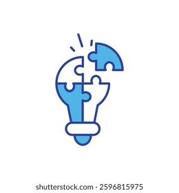 Soloution icon vector stock illustration