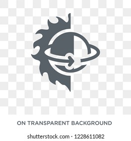 Solstice icon. Solstice design concept from Astronomy collection. Simple element vector illustration on transparent background.