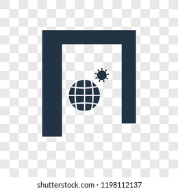 Solstice vector icon isolated on transparent background, Solstice transparency logo concept