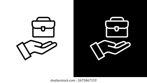 Solução Design de conjunto de ícones de carreira