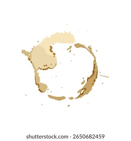 solution coffee stain cartoon. detergent vinegar, baking soda, blot absorb solution coffee stain sign. isolated symbol vector illustration