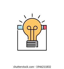 Solution color line icon. Pictogram for web page, mobile app, promo. UI UX GUI design element. Editable stroke.