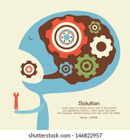 Solution conceptual, vector