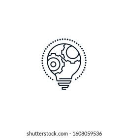 solution creative icon. From Business icons collection. Isolated solution sign on white background