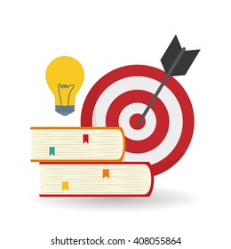 solution design over white background, vector illustration