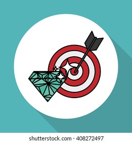 solution design over white background, vector illustration
