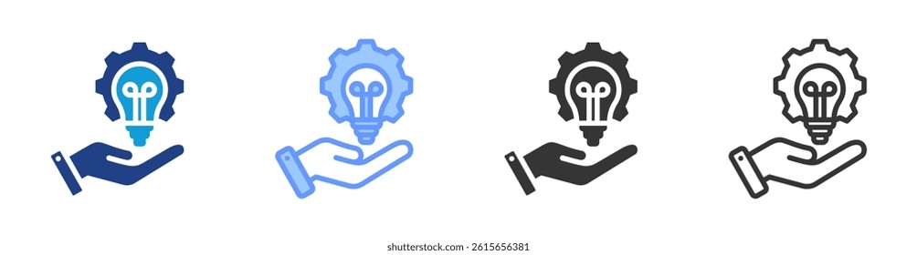 Solution Development icon set multiple style collection