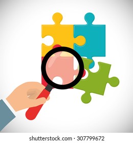 Solution digital design, vector illustration 10 eps graphic