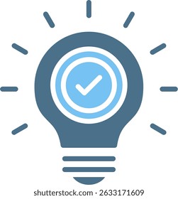 Solution Glyph Two Colour Icon