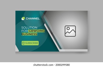 solution for growing business video thumbnail design.