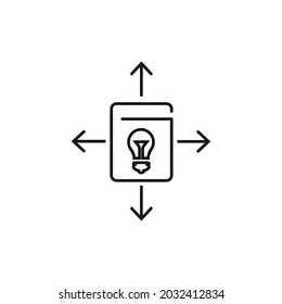 Solution guide icon, solution guide vector, vector illustration